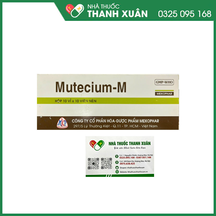 Mutecium - M thuốc điều trị triệu chứng nôn và buồn nôn